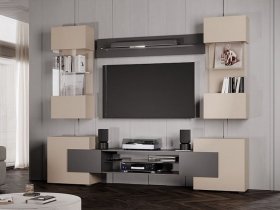Гостиная Фэнтези (кашемир/графит) в Шипуново - shipunovo.mebel-nsk.ru | фото