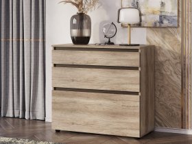 Комод КМ-01 Энигма (венге/дуб каньон) в Шипуново - shipunovo.mebel-nsk.ru | фото