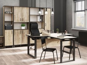 Комплект Гермес лофт (дуб крафт серый) в Шипуново - shipunovo.mebel-nsk.ru | фото
