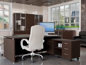 Комплект офисной мебели Президент-ПРО в Шипуново - shipunovo.mebel-nsk.ru | фото