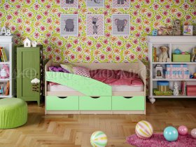 Кровать детская Бабочки 1,8 м в Шипуново - shipunovo.mebel-nsk.ru | фото