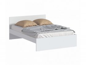 Кровать двуспальная 1,4м Бруклин СБ-3353 (белый) в Шипуново - shipunovo.mebel-nsk.ru | фото