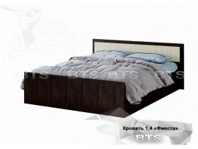 Кровать двуспальная 1,4м LIGHT Фиеста (BTS) в Шипуново - shipunovo.mebel-nsk.ru | фото