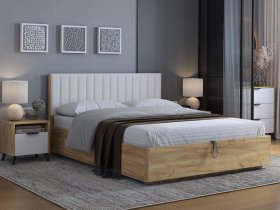 Кровать двуспальная 1,6м Юлия в Шипуново - shipunovo.mebel-nsk.ru | фото
