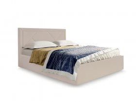 Кровать мягкая 1,6 Сиеста стандарт, вар.2 в Шипуново - shipunovo.mebel-nsk.ru | фото