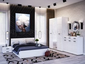 Модульная спальня Нэнси NEW в Шипуново - shipunovo.mebel-nsk.ru | фото