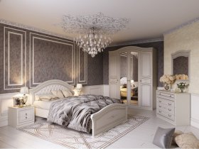 Модульная спальня Николь (Мебельград) в Шипуново - shipunovo.mebel-nsk.ru | фото