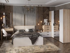 Модульная спальня Норд в Шипуново - shipunovo.mebel-nsk.ru | фото