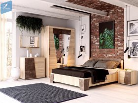Модульная спальня Санремо в Шипуново - shipunovo.mebel-nsk.ru | фото