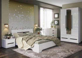 Модульная спальня Валирия в Шипуново - shipunovo.mebel-nsk.ru | фото