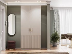 Шкаф двухстворчатый Эккервуд (Нью) (меланж) в Шипуново - shipunovo.mebel-nsk.ru | фото