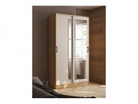 Шкаф-купе 1,2м «Стиль-2» (дуб крафт золотой/кашемир) в Шипуново - shipunovo.mebel-nsk.ru | фото