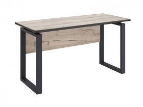 Стол офисный Ст077.0_140 Гермес лофт (дуб крафт серый) в Шипуново - shipunovo.mebel-nsk.ru | фото