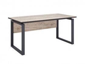 Стол руководителя Ст075.0 Гермес лофт (дуб крафт серый) в Шипуново - shipunovo.mebel-nsk.ru | фото