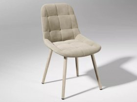 Стул обеденный Шато (бежевый Ultra Sand/каркас туя) в Шипуново - shipunovo.mebel-nsk.ru | фото