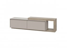 Тумба под ТВ 22 J-КШ Этна (дуб эндгрей/кашемир) в Шипуново - shipunovo.mebel-nsk.ru | фото