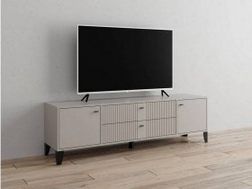 Тумба под ТВ Парус-10 (кашемир/сантьяго софт) в Шипуново - shipunovo.mebel-nsk.ru | фото